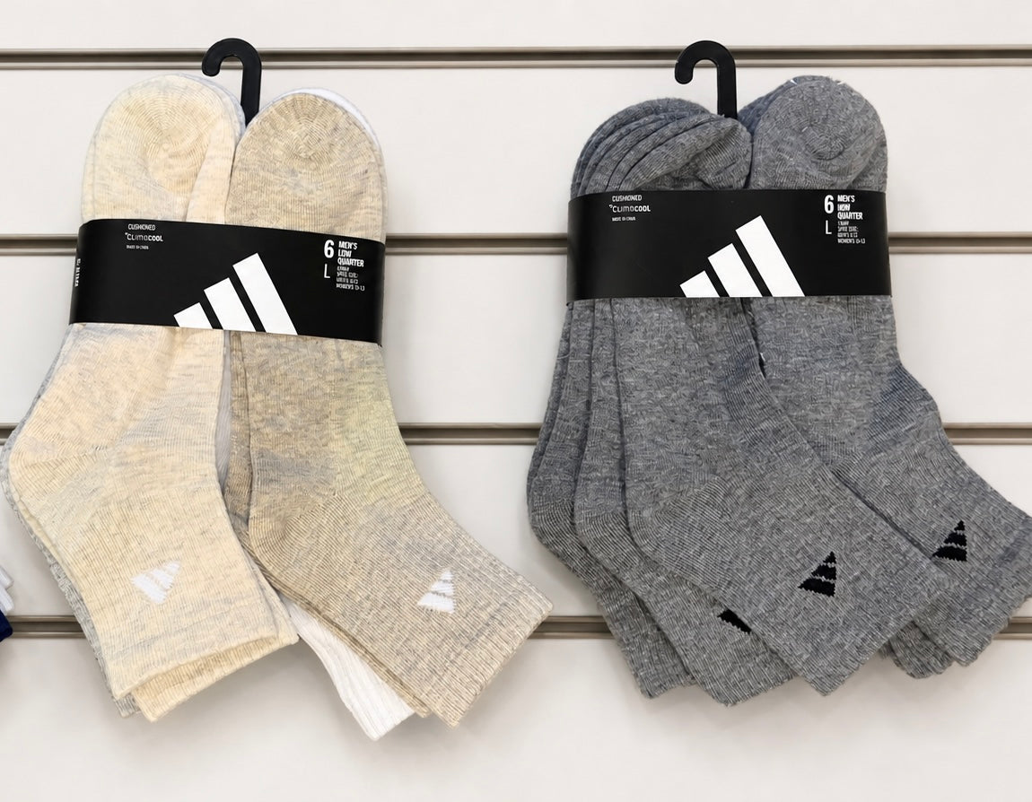 Calceta Adidas Quarter 6pk
